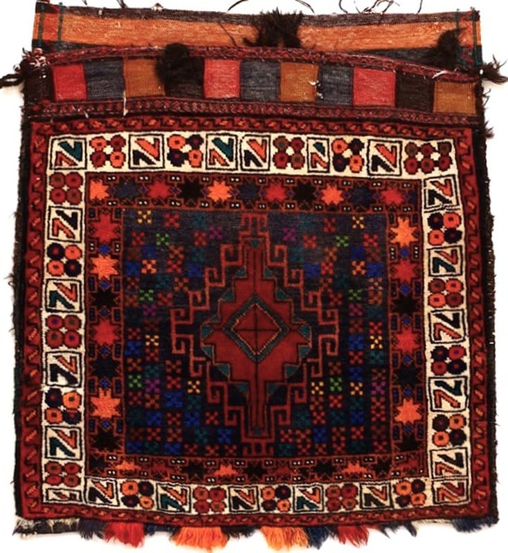 Antik Ghashghai  Teppich  76x66 - Image 1