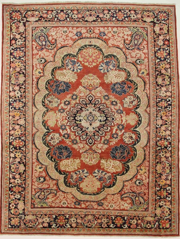 Mohajeran Antik Carpet 366x281 - Image 1
