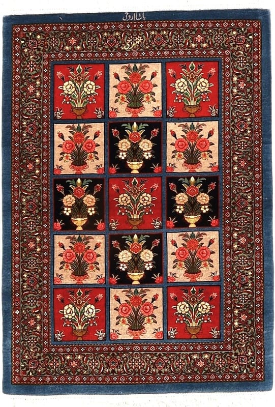 Bidjar Tagave Silknkette Carpet  118x84 - Image 1