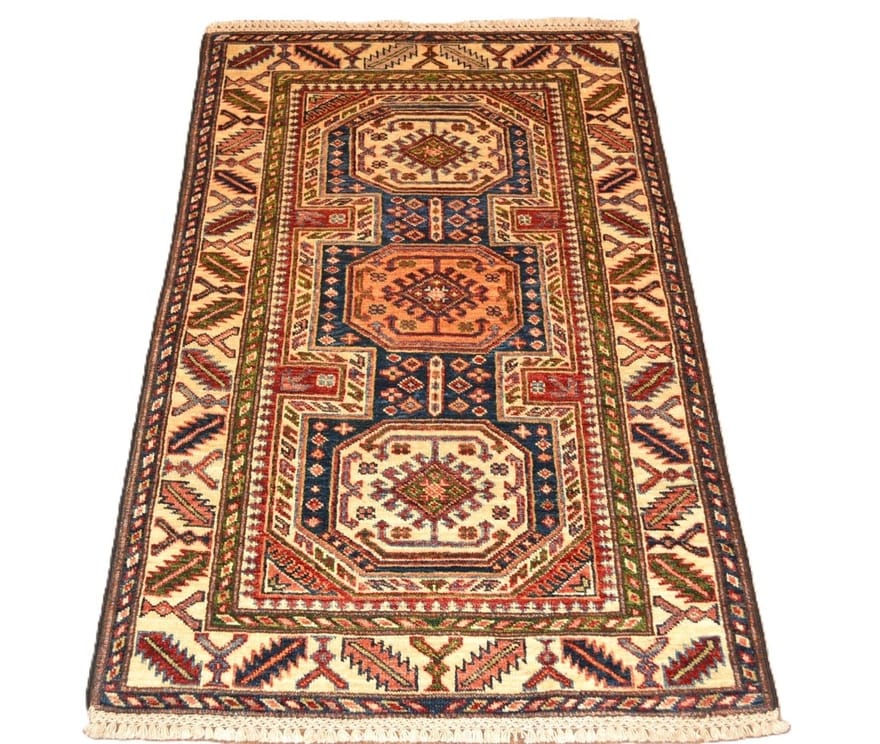Ariana-Kazak Carpet  125x77 - Image 1