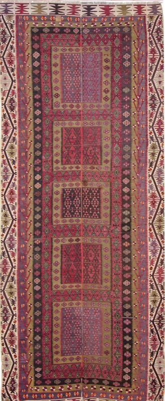Kelim Carpet 397x160 - Image 1
