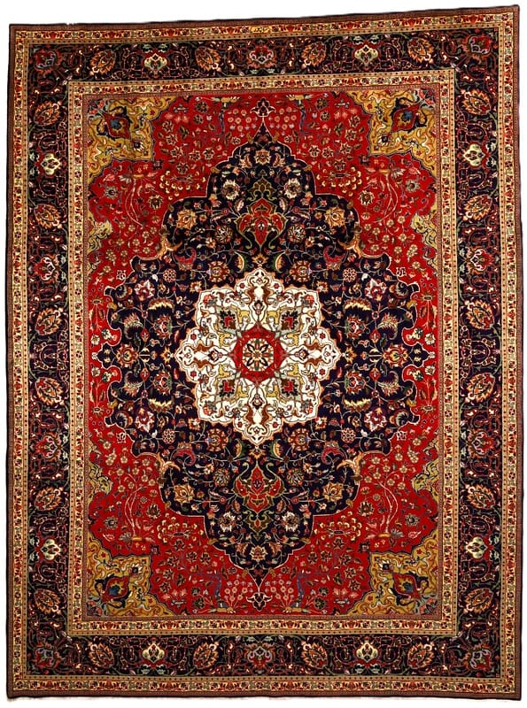 Tabriz  Carpet 390x295 - Image 1