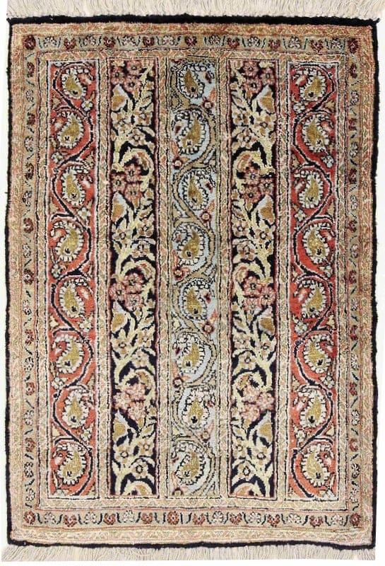 Ghom Seide Teppich  86x56 - Image 1