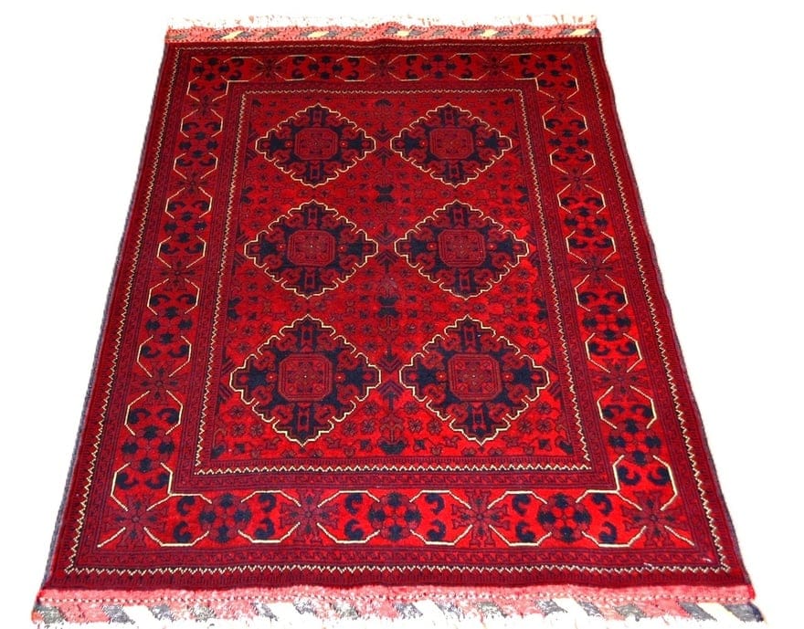 Afghan-Beljikwool Carpet  140x97 - Image 1