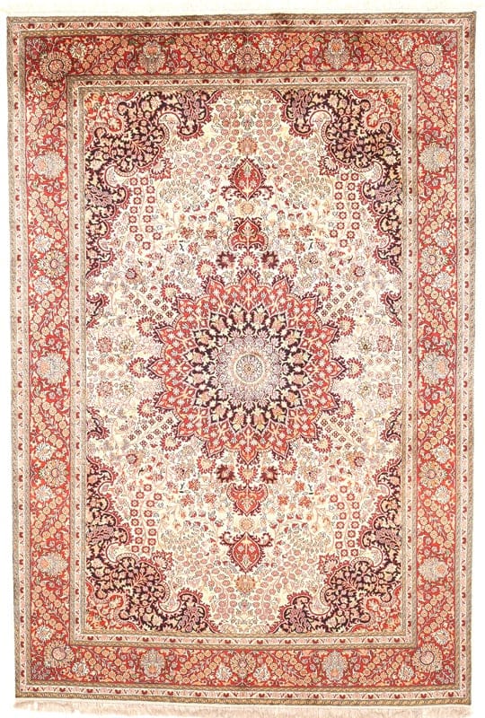 Kashmir Seide Teppich  276x185 - Image 1
