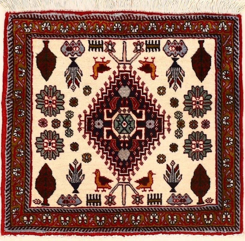 Kashkuli Carpet  42x39 - Image 1