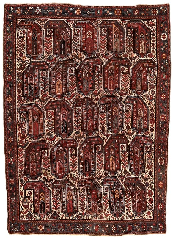 Antike khamseh Teppich 184x132 - Image 1