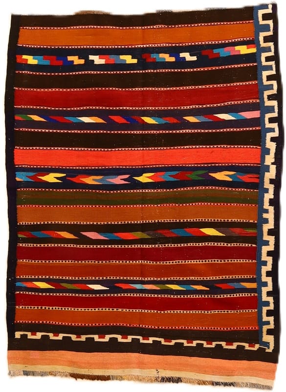 Kilim Fars Carpet  155x118 - Image 1