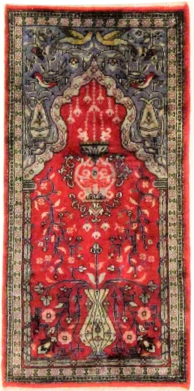 China Seide Teppich 90x45 - Image 1