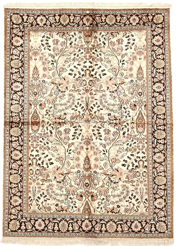 Kashmir Seide Teppich  215x160 - Image 1