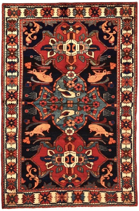 Antik  BAKHTIAR Teppich 200x132 - Image 1