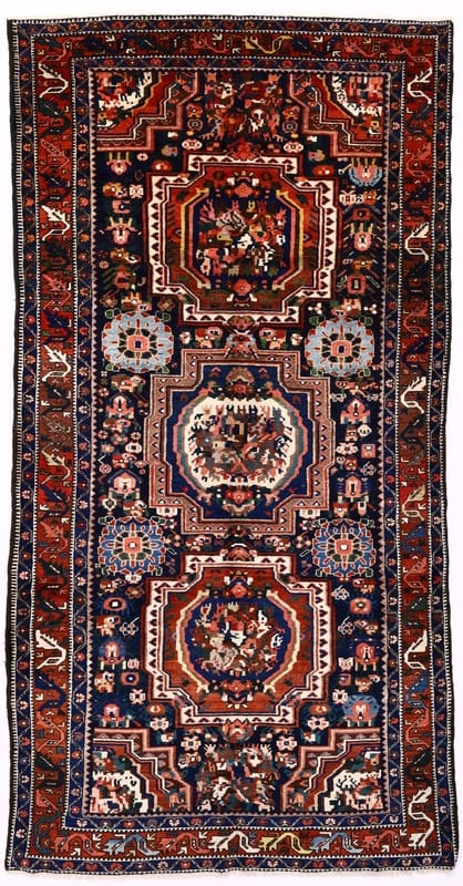 Antike Bakhtiar Teppich  320x160 - Image 1