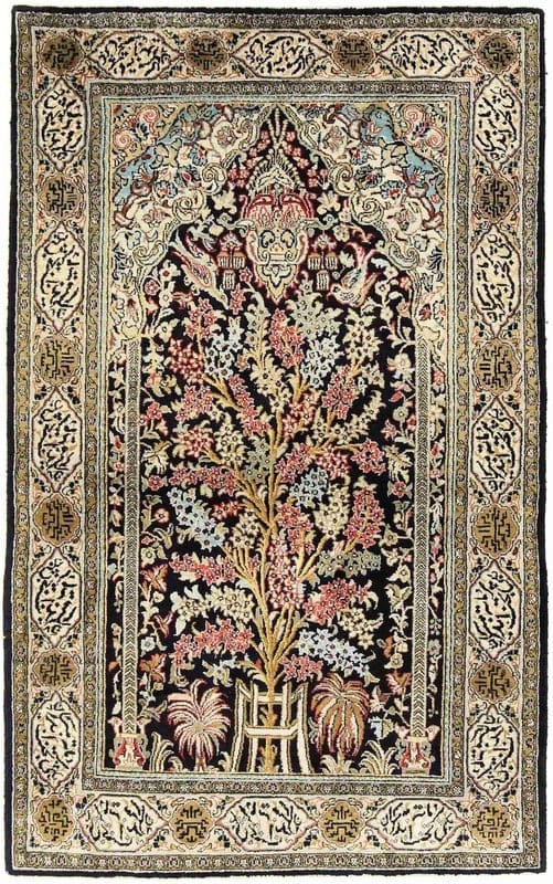 Ghom Seide Teppich135x80 - Image 1