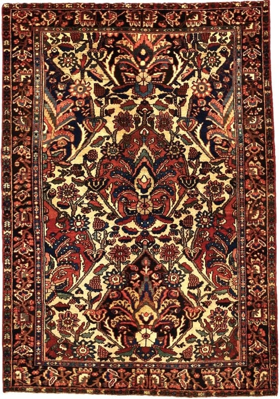 Antike BAKHTIAR Teppich 202x141 - Image 1