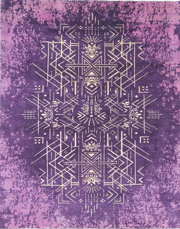 Modern  Lotus carpet  299x248 - Image 1