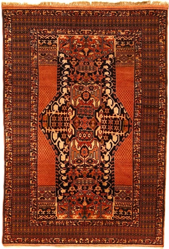 Antique Ghuchan  Carpet  185x130 - Image 1