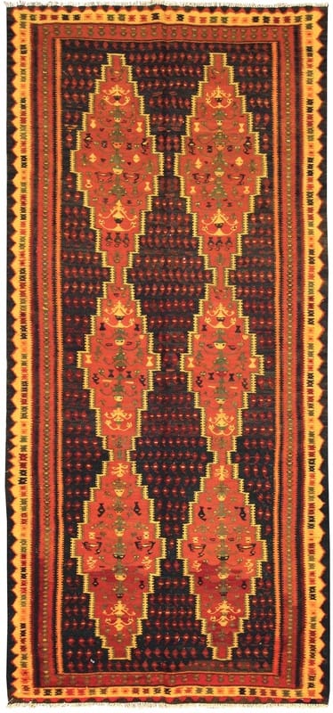 Kelim  Carpet 278x125 - Image 1