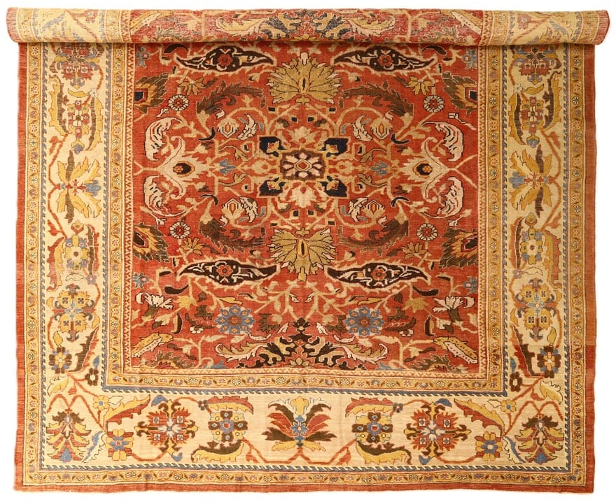 Antique Ziegler Carpet  600x333 - Image 1