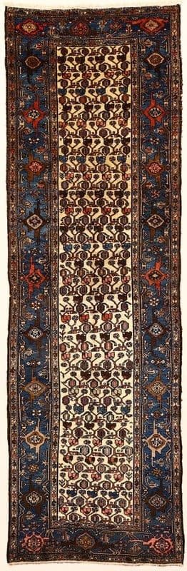 Antique Malayer Teppich 387x120 - Image 1