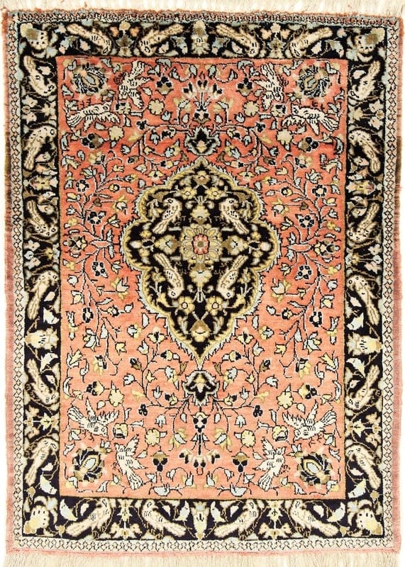 Ghom Seide Teppich  80x60 - Image 1