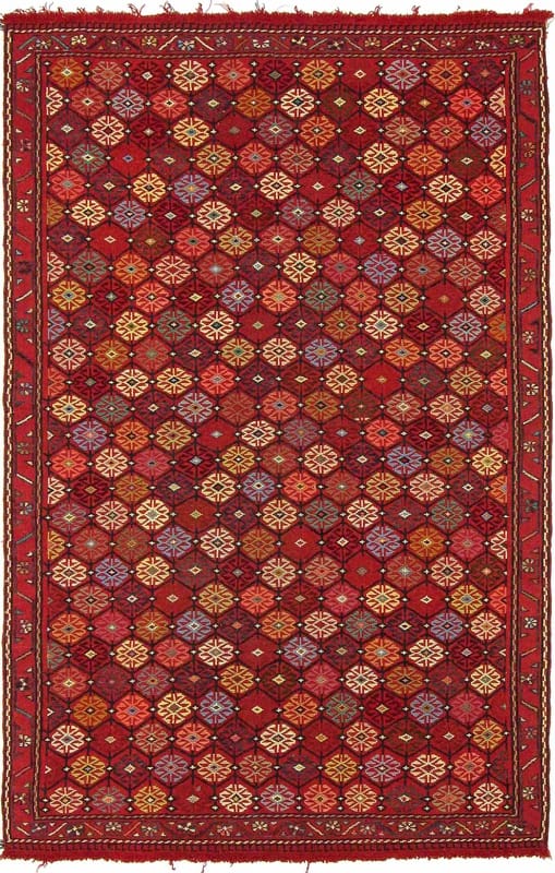 Kelim Afshar Teppich 190x128 - Image 1