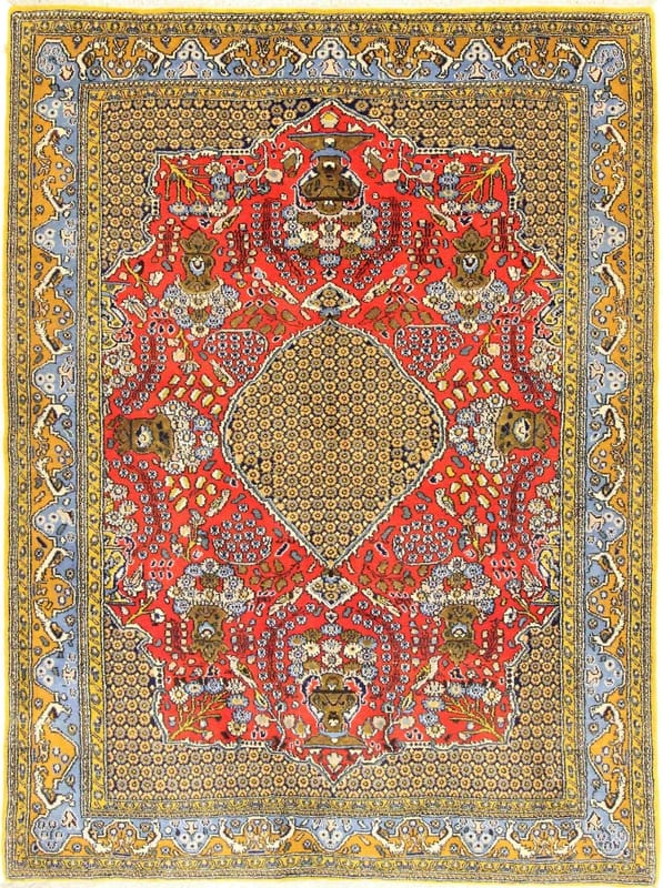 Ghom Teppich  202x150 - Image 1