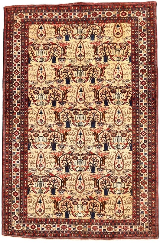 Antique Azrbeijan Carpet 254x169 - Image 1