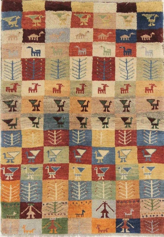 Gabbeh Teppich 151x109 - Image 1