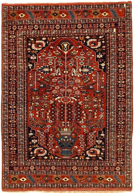 Antique Ghuchan Carpet  187x135 - Image 1