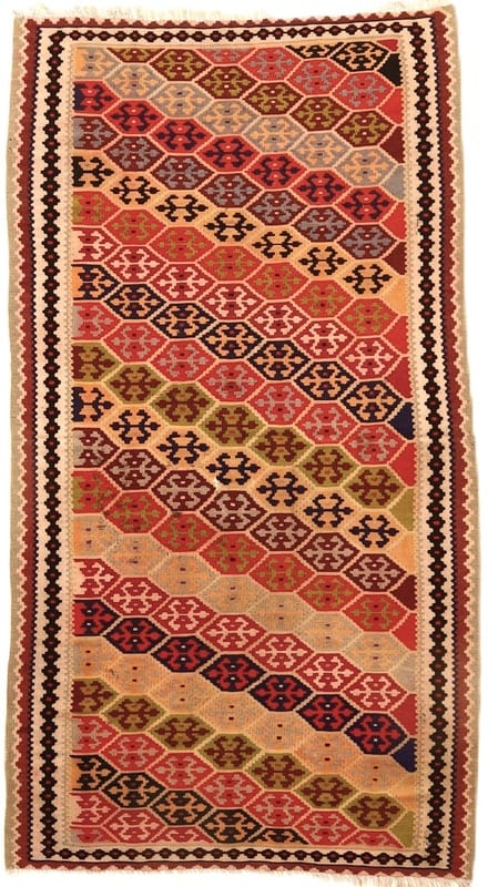 Kilim Fars Carpet  188x104 - Image 1