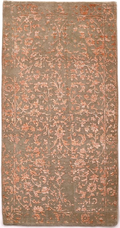 Modern Lotus Carpet 143x74 - Image 1