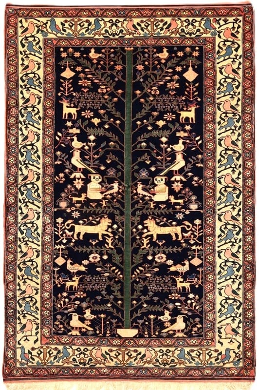 Antique Ghuchan Carpet  200x138 - Image 1