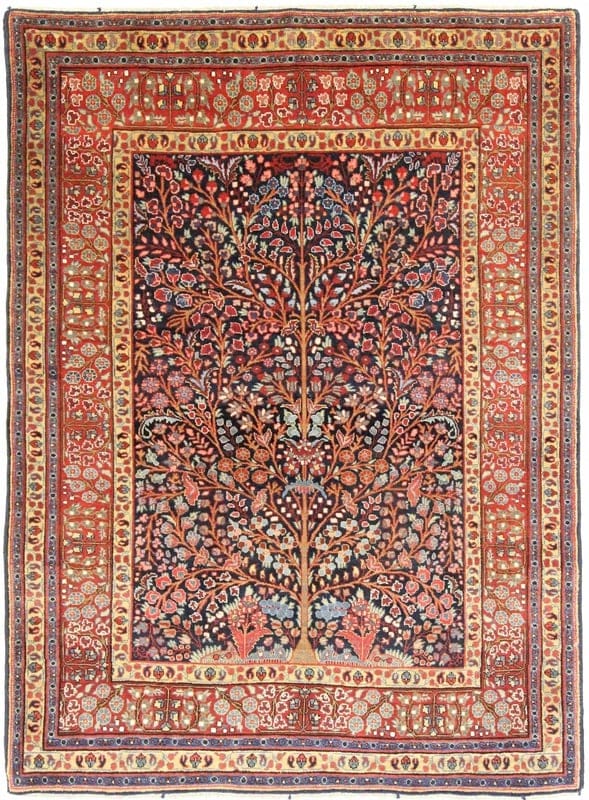 Antique Tabriz Carpet 190x130 - Image 1
