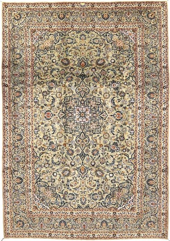 Kashan Marke Mahhtab Carpet 363x250 - Image 1