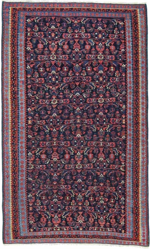 Kelim Senneh Teppich 180x112 - Image 1