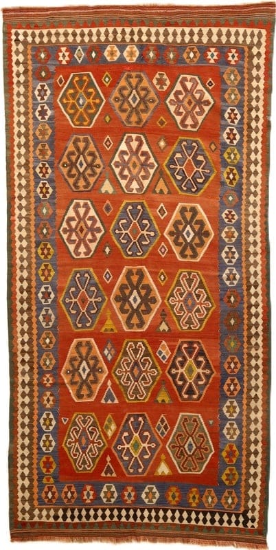 Kelim Fars Teppich 289x144 - Image 1