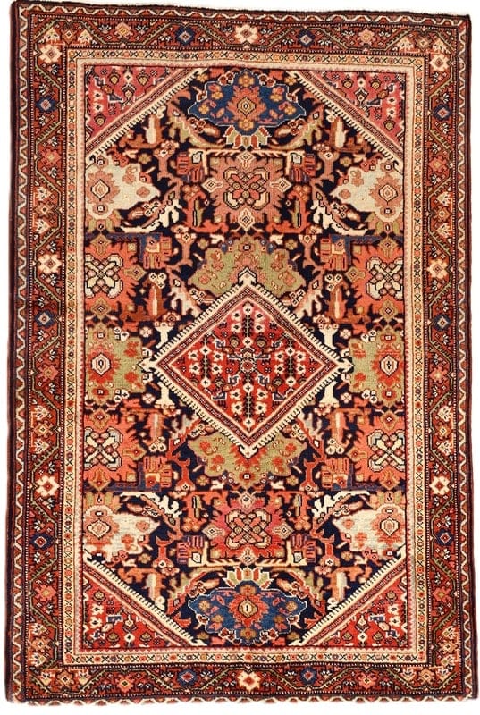 Antique Sarouk Carpet 201x133 - Image 1