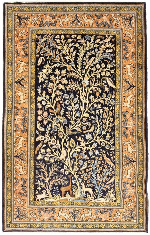 Ghom Teppich 217x140 - Image 1