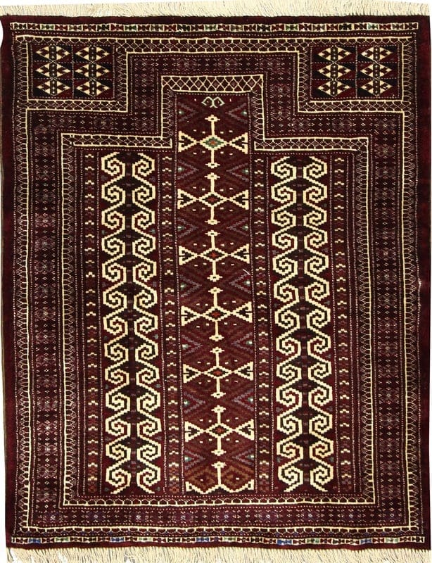 Turkaman Carpet 119x98 - Image 1