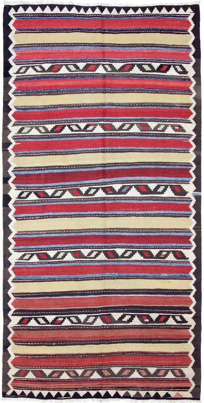 Kelim Bakhtiari Teppich 340x167 - Image 1