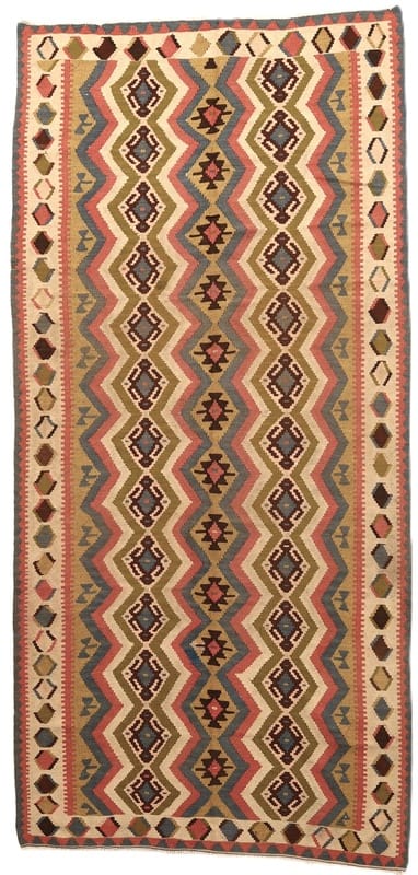 Kelim Fars Teppich 302x145 - Image 1