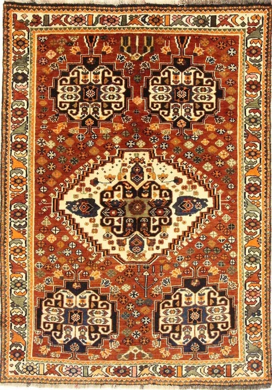 Gashghai Carpet 196x139 - Image 1