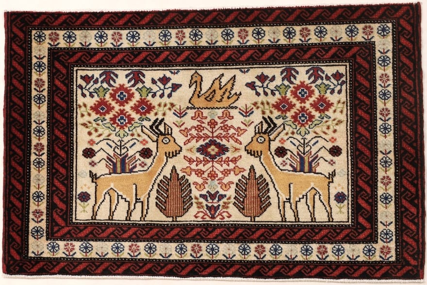Baluch Carpet  99x64 - Image 1