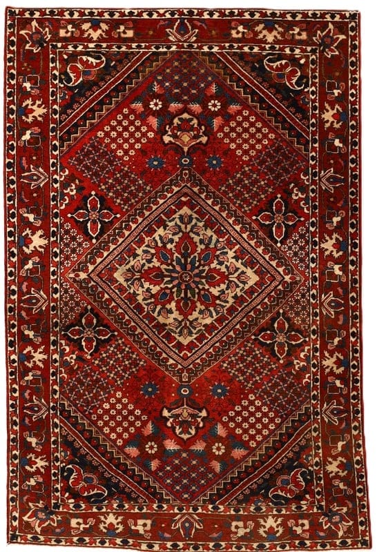 Antique Bakhtiar Carpet  208x137 - Image 1