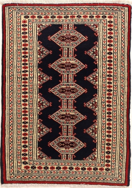 Turkaman Carpet  90x63 - Image 1