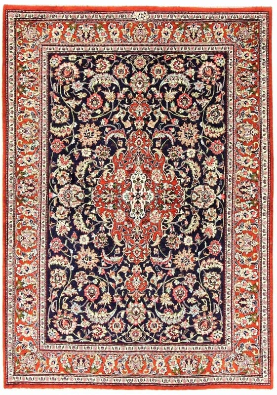 Ghom Silk carpet 149x102 - Image 1