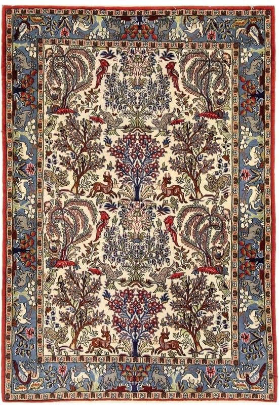 Ghom Teppich 198x137 - Image 1