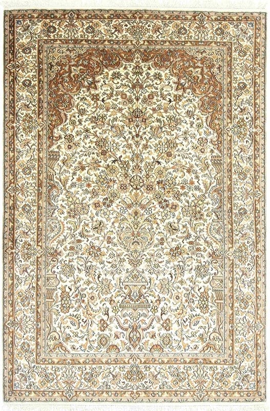 KASHMIR Silk Carpet  190x128 - Image 1