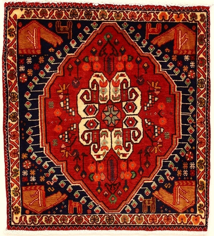 Ghashghai carpet  70x65 - Image 1