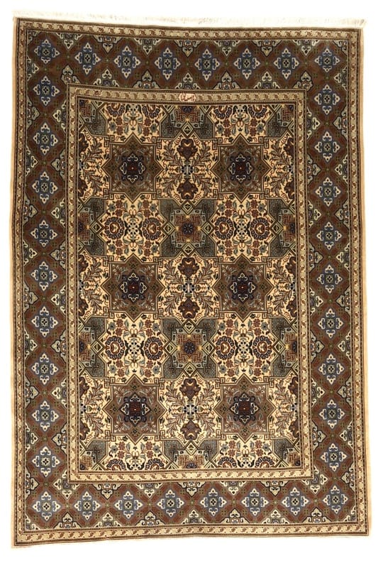 Keshan Antike Teppich 198x136 - Image 1